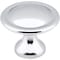 Elements 1-1/8" Diameter Polished Chrome Button Watervale Cabinet Mushroom Knob 647PC - alternate 1